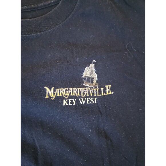 Margaritaville Key West "Yes, I'm a Pirate...200 Years Too Late" Black T-Shirt M - Picture 4 of 5